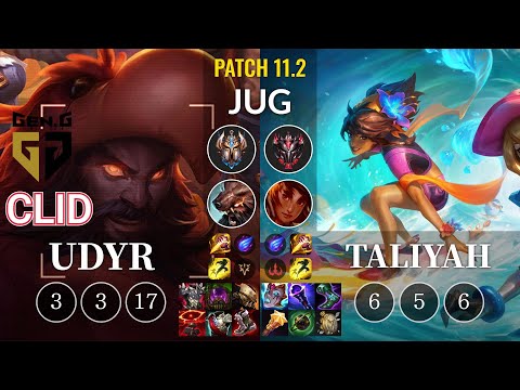 GEN Clid Udyr vs Taliyah Jungle - KR Patch 11.2