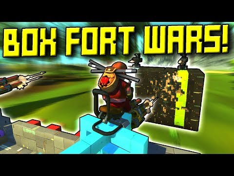 BOX FORT DESTRUCTION WARS!  - Scrap Mechanic Multiplayer Monday! Ep 93