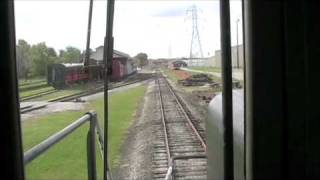 preview picture of video 'Illinois Central GP-11 Monticello Illinois 10-17-09 Cab Ride'