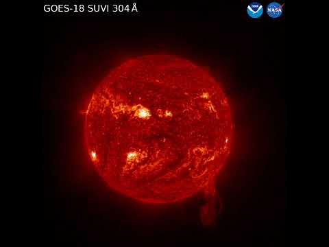 GOES-18 Captures a Coronal Mass Ejection from the Sun