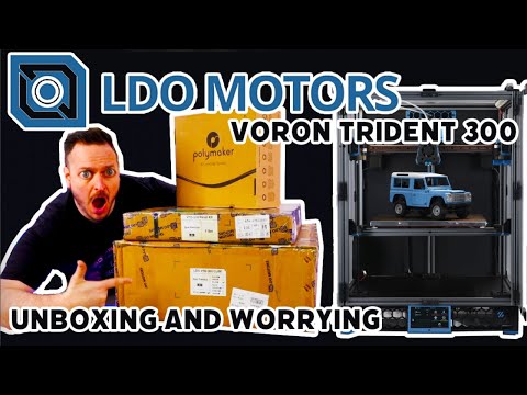 LDO Voron Trident 300 Unboxing and Worrying!