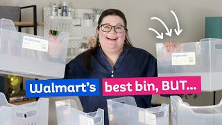 I Found the Best Bin at Walmart… BUT There’s a Catch