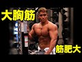 久しぶりに高重量インクラインプレスで大胸筋トレ