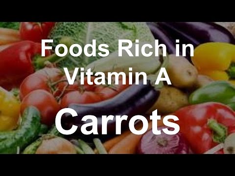 Foods Rich in Vitamin A - Carrots