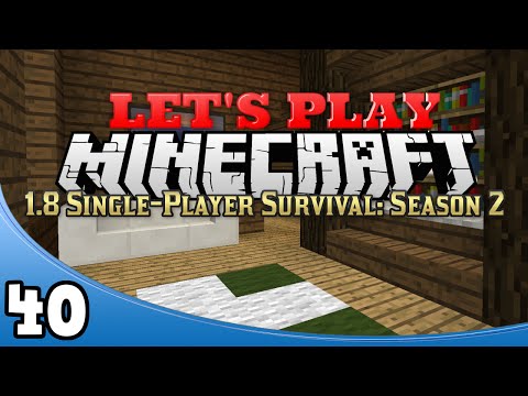 Minecraft 1.8 Single-Player Survival Season 2 - Ep. 40: The Other Entrance