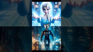 Elsa vs Venom, Superman, Disney Princess (Rapunzel, Moana, Merida, Vanellope)