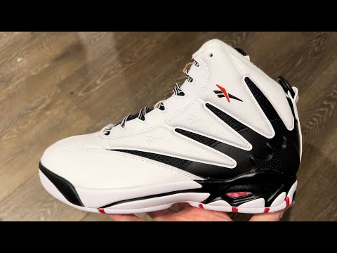 Reebok The Blast 2023 White Black Red Basketball Shoes