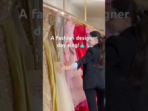 A fashion designer day vlog✨👗🪡