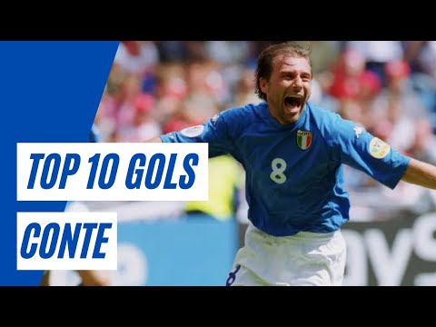 Top 10: Gols de CONTE - Os MELHORES GOLS da carreira de CONTE