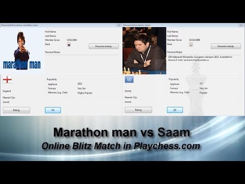 Marathon man vs Alexander Moiseenko Chess Bullet On Playchess.com Part 2
