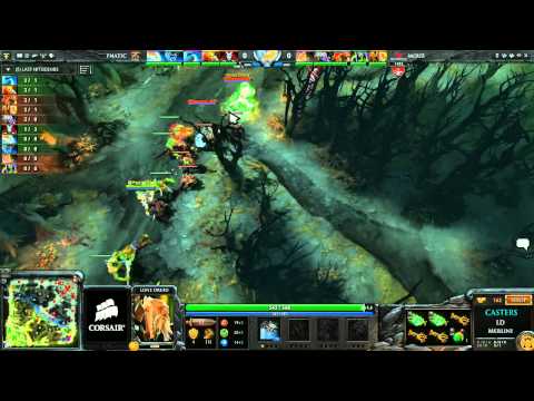 LIVE Corsair Summer Tour 2013 - mouz vs Fnatic.EU (BO3) - gc.corsair.com - with @LDdota & @PyrionFl