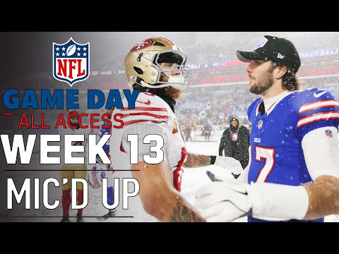 NFL Week 13 Mic'd Up! 'You got a receiving touchdown?' | Game Day All Access