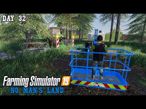 Building Forest Road, Upgrading Machinery | Day 32 No man's land | Farming Simulator 2019 Timelapse