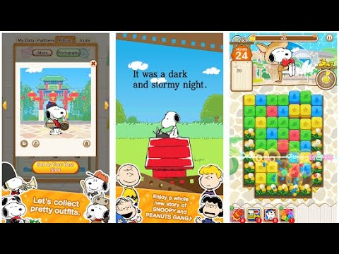 SNOOPY Puzzle Journey Gameplay Android/iOS