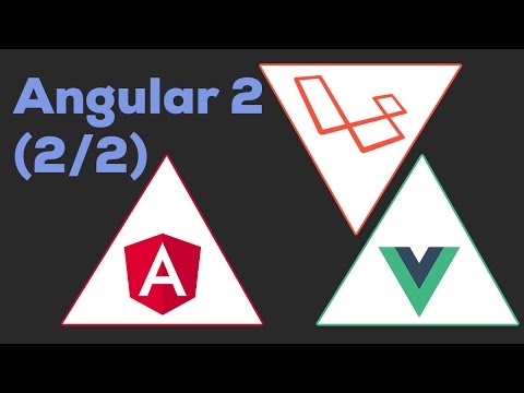 FINISHING THE ANGULAR 2 FRONTEND | Laravel Angular 2 Vue js 2