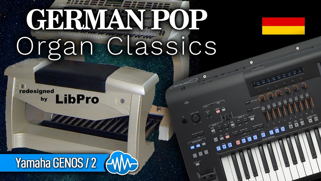 LAL001 - German Pop Organ Classics - Yamaha GENOS / 2 ( 100 Registrations ) - Video Preview 2