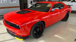 New Dodge Challenger RT Scat Pack Shaker In Go Mango