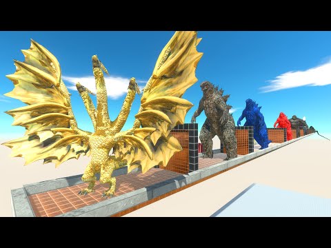 Ghidorah Death Run - Animal Revolt Battle Simulator