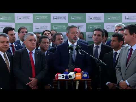 Lira fala sobre a reunião de líderes para a distribuição de cargos - 01/02/2025