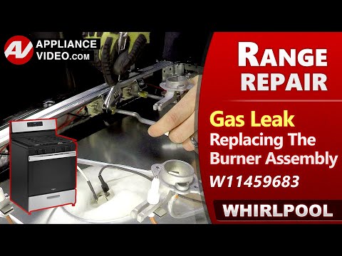 Oven / Range - Has natural Gas smell - Diagnostic & Repair on Burner Assembly