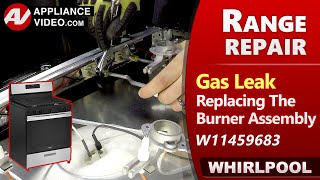 Oven/Range - Natural Gas Smell - Diagnostic & Repair on Burner Assembly