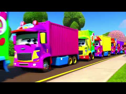 🚛 The Container Truck Song | Fun Transportation Song for Kids! 🎶📦