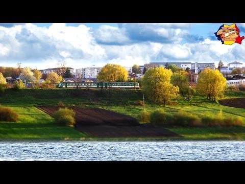 Evening passenger train in Falticeni [April, 2014]