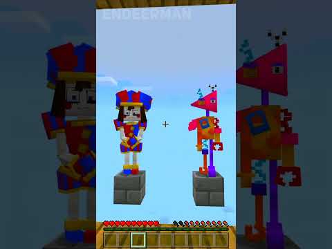 EPIC Rescuer Saves Pomni in Minecraft Circus! #shorts