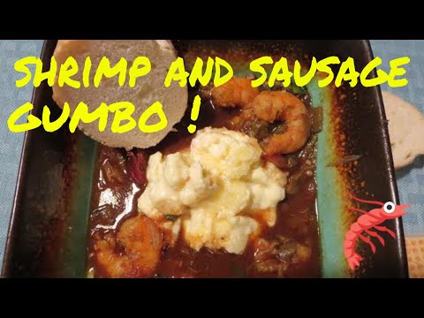 how to make shrimp and sausage gumbo
