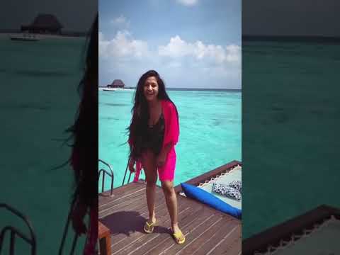 Dhanshree Chahal@ Beach