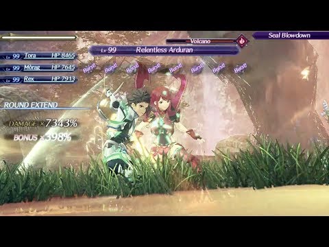 Xenoblade Chronicles 2 New Game Plus 1.4 - Pyra Lv4 Special Damage Caps
