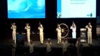 United We Stand with Navy Band Drill Team