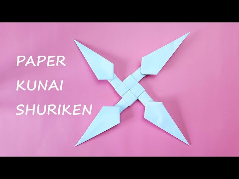 How To Make a Paper Kunai Shuriken (Ninja Star) – Easy Origami