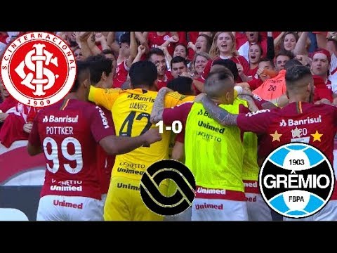 Gol - Inter 1 x 0 Grêmio - Brasileirão 2018