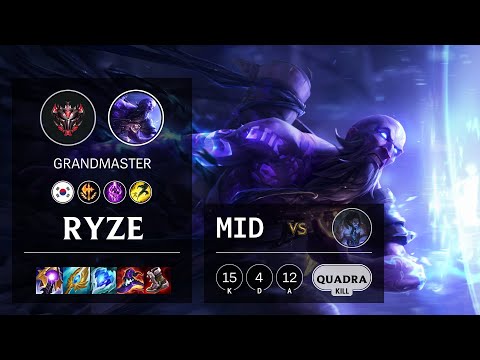 Ryze Mid vs Sylas - KR Grandmaster Patch 11.14