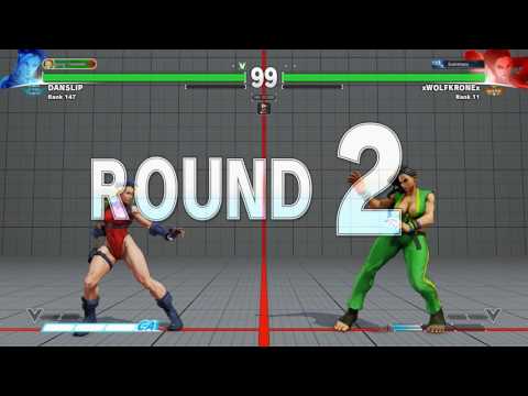 SFV~ Cammy (DANSLIP) vs. Laura (xWOLFKRONEx) HD 3