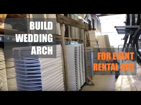 Building Wedding Arch - For Event Rental Business - From Reclaimed Wood!