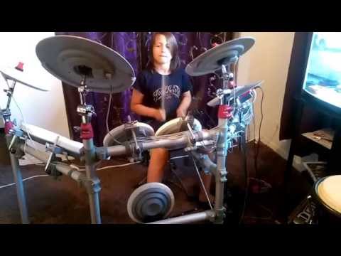 Windir - Saknet (The Longing) - Cover by 9 Year Old Kid Drummer