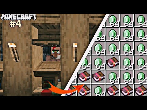 Free Games 006 - I made ultimate villager trading holl in minecraft pe survival||#minecraft #survival #gameplay