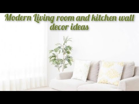 Small Living Room & Kitchen wall Décor ideas