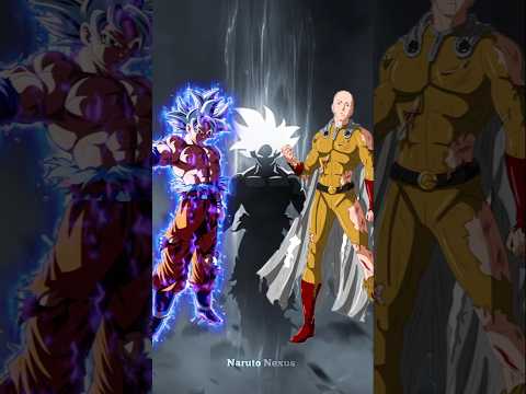 Goku Vs Saitama #goku #shortsfeed #dragoball