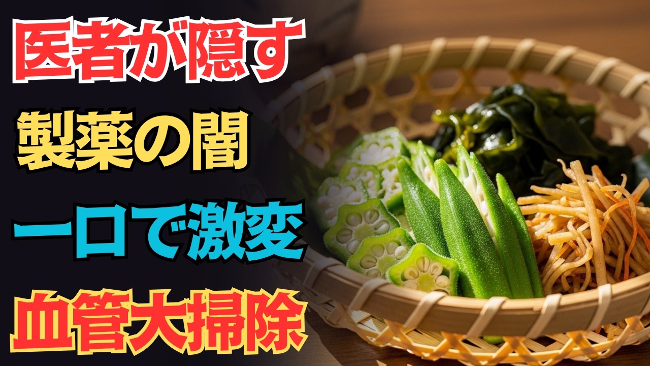 血管を劇的洗浄「魔法の８食」！動脈をツルピカに磨く健康の極意