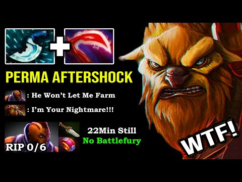 EPIC OFFLANE EARTHSHAKER Annoying Aftershock Brutal Perma Stun Ez Counter Anti Mage 22Min GG DotA 2