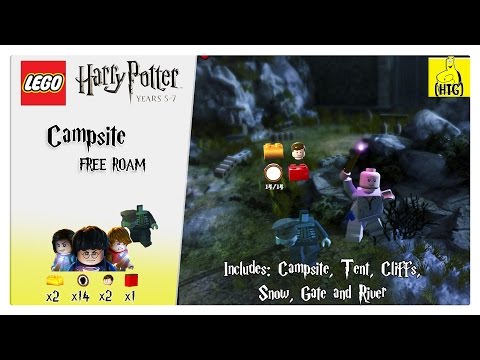 Lego Harry Potter 5-7: Campsite FREE ROAM (All Collectibles) - HTG