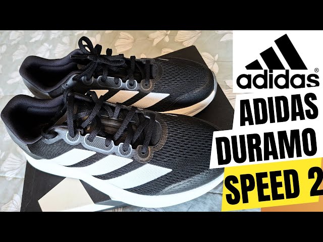 Vídeo relacionado con Adidas Hombre Duramo Speed 2 Running Shoes, Core Black/Cloud White/Grey Five, 44 EU