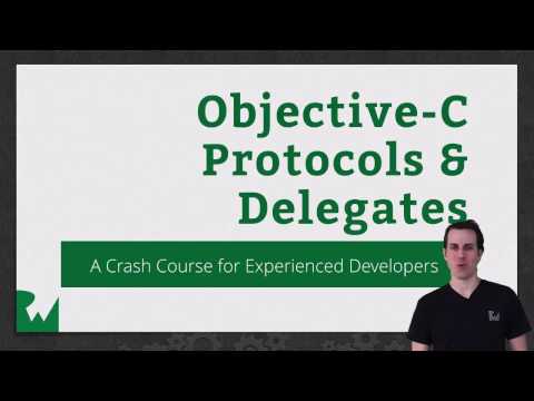 Objective-C Protocol and Delegates- raywenderlich.com