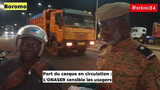 Port du casque en circulation : L'ONASER sensible les usagers