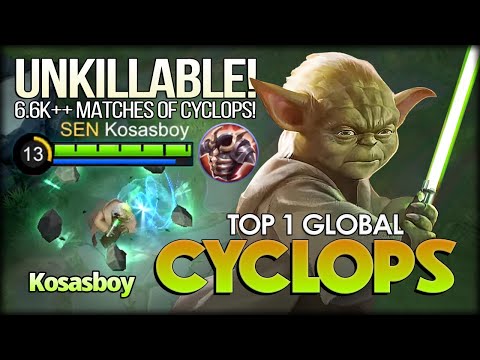 Unkillable Forgotten Mage! 6.6k Matches of Cyclops. Kosasboy Top 1 Global Cyclops - Mobile Legends