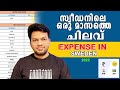 Expense In Sweden | സ്വീഡനിലെ ചിലവ് | Gothenburg | 2022-23