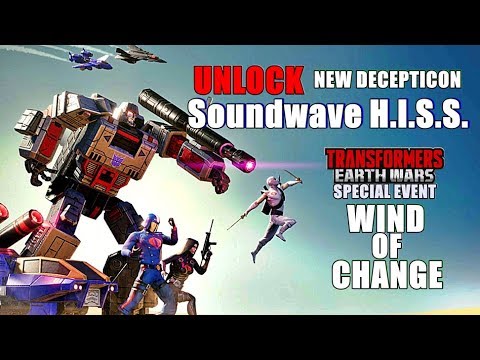 NEW DECEPTICON "COBRA" SOUNDWAVE H.I.S.S. - TRANSFORMERS: EARTH WARS Special Event WINDS OF CHANGE